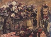 Lovis Corinth Wilhelmine with Flowers (nn02) Spain oil painting reproduction